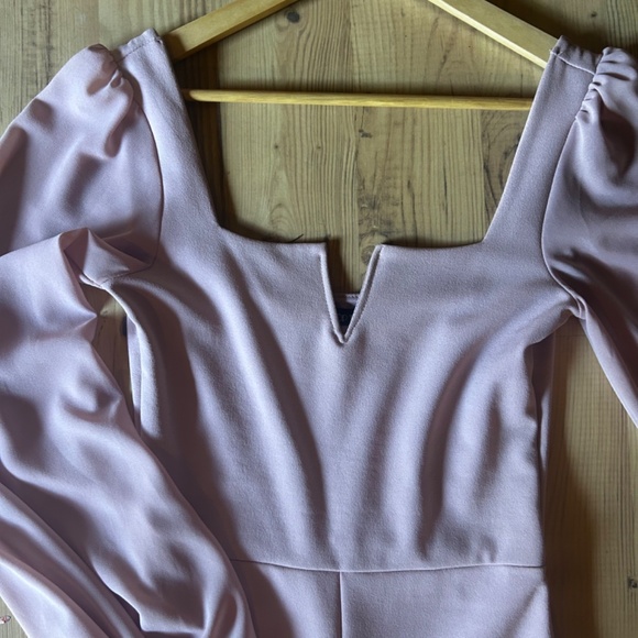 Vintage Formal Dusty Pink Jumpsuit - Picture 3 of 15